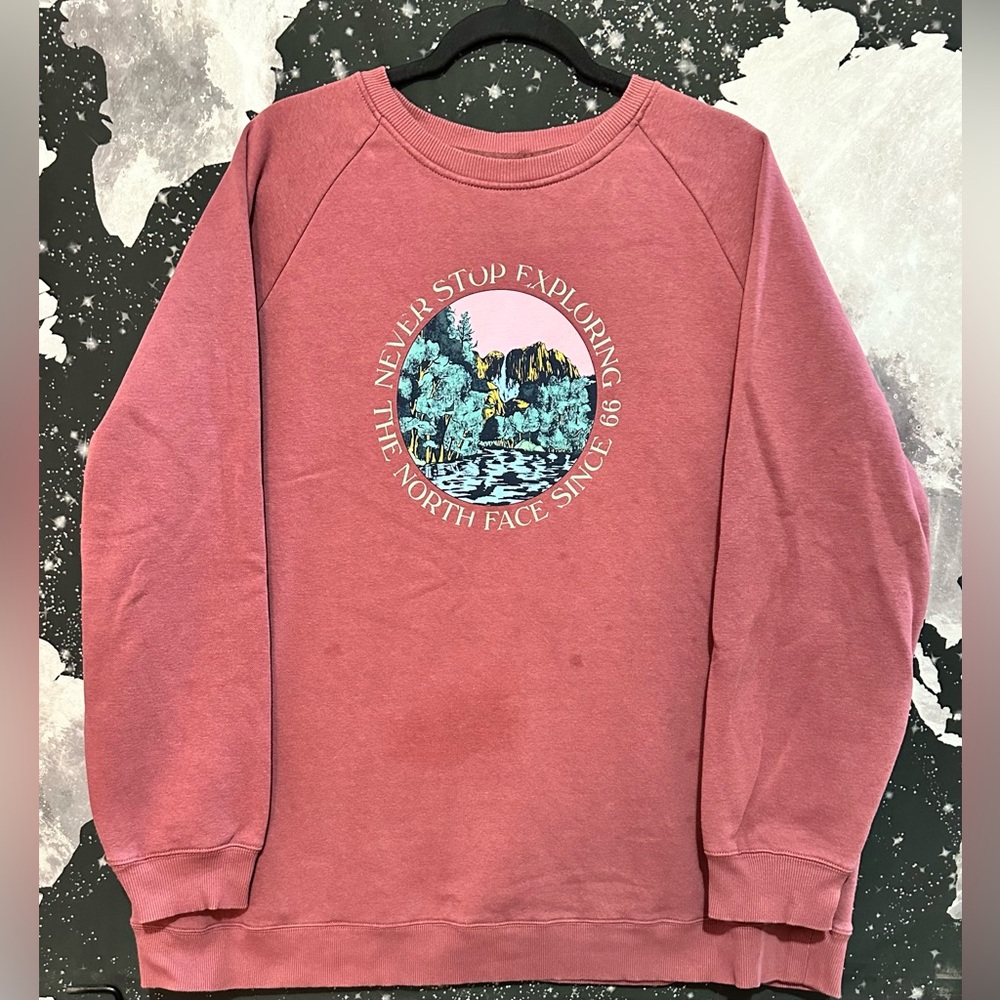 The North Face Never Stop Exploring Graphic Sweatshirt